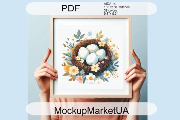 Easter Nest Cross Stitch Patterns PDF Review for Sellers