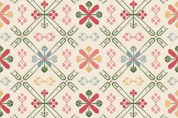 Folk Art Embroidery Pattern Design Review for Etsy Sellers