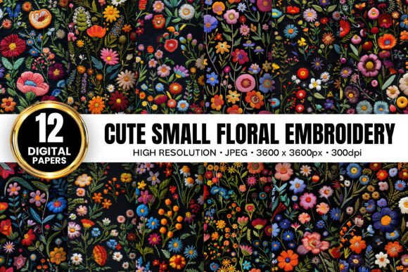 Reviewing Cute Small Flowers Embroidery Patterns for Gifts