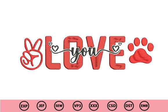 Reviewing the Love Embroidery Design for Valentine's Collections