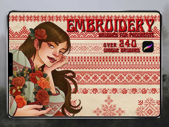 Slavic Embroidery Brush Stamps Clothing Review
